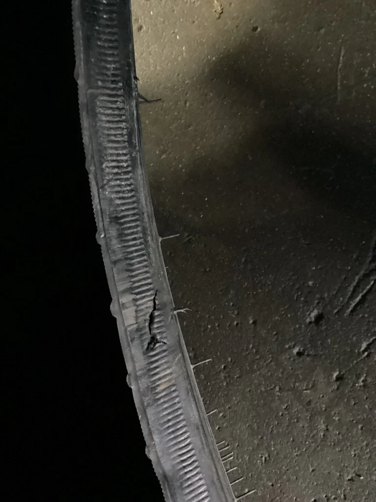 Used 540/65R24 140D Mitas AC65 TL R-1W 85-90% (Slight cuts and chunking in tire and one bead)
