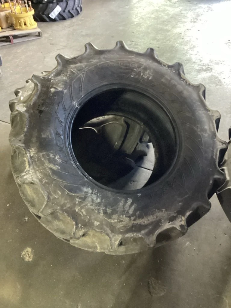 Used 540/65R24 140D Mitas AC65 TL R-1W 85-90% (Slight cuts and chunking in tire and one bead) image 2