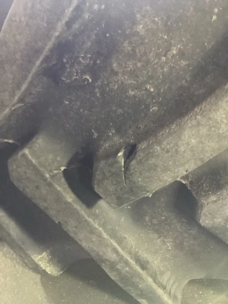 Used 540/65R24 140D Mitas AC65 TL R-1W 85-90% (Slight cuts and chunking in tire and one bead) image 3