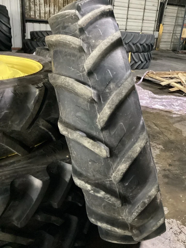 Used 380/80R38 142D Titan Agra Edge TL R-1W 80-85% On 12 x 38 (12-16.732-14.620) Waffle 3 Bolt/Disc image 3
