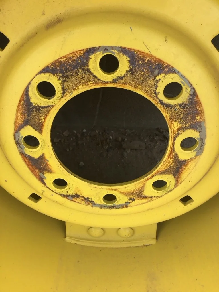 Used 16.9-24 8Ply Goodyear Industrial Tractor Lug TL R-4 90-95% On 15 x 24 (8-8-6) 4/2 Clamp/Disc image 5