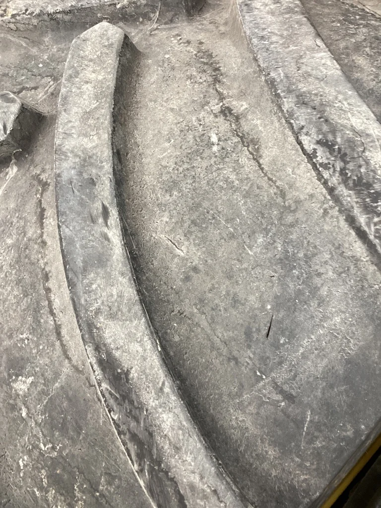 Used LSW 1100/35R32 175D Goodyear Optitrac TL R-1W 80-85%38 x 32 12-19.685-17651 Tractor Whl Yellow image 6