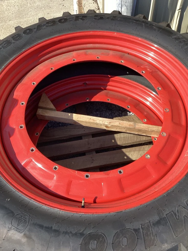 Take-Off 380/90R54 152A8 Trelleborg TM100 TL R-1W 95-100% On 11 x 54 (16-39-37) Rim & Rail Wheel image 2