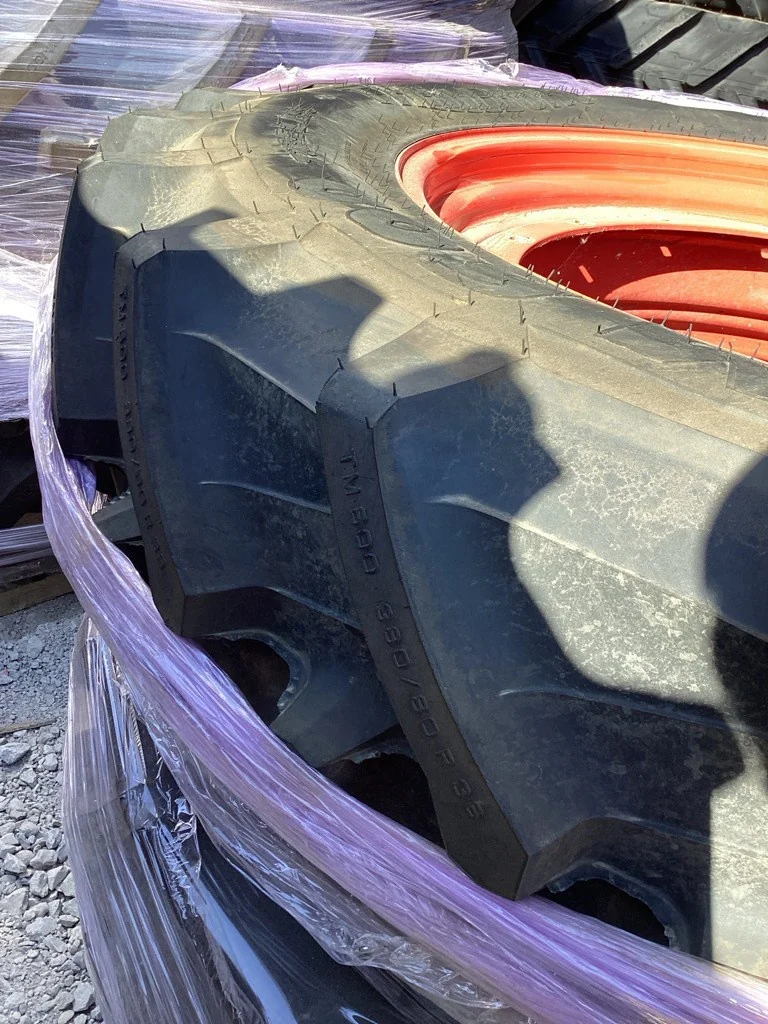Take-Off 380/80R38 142A8 Trelleborg TM600 TL R-1W 95-100% On 11 x 38 (16-31-29.25) Rim & Rail image 3