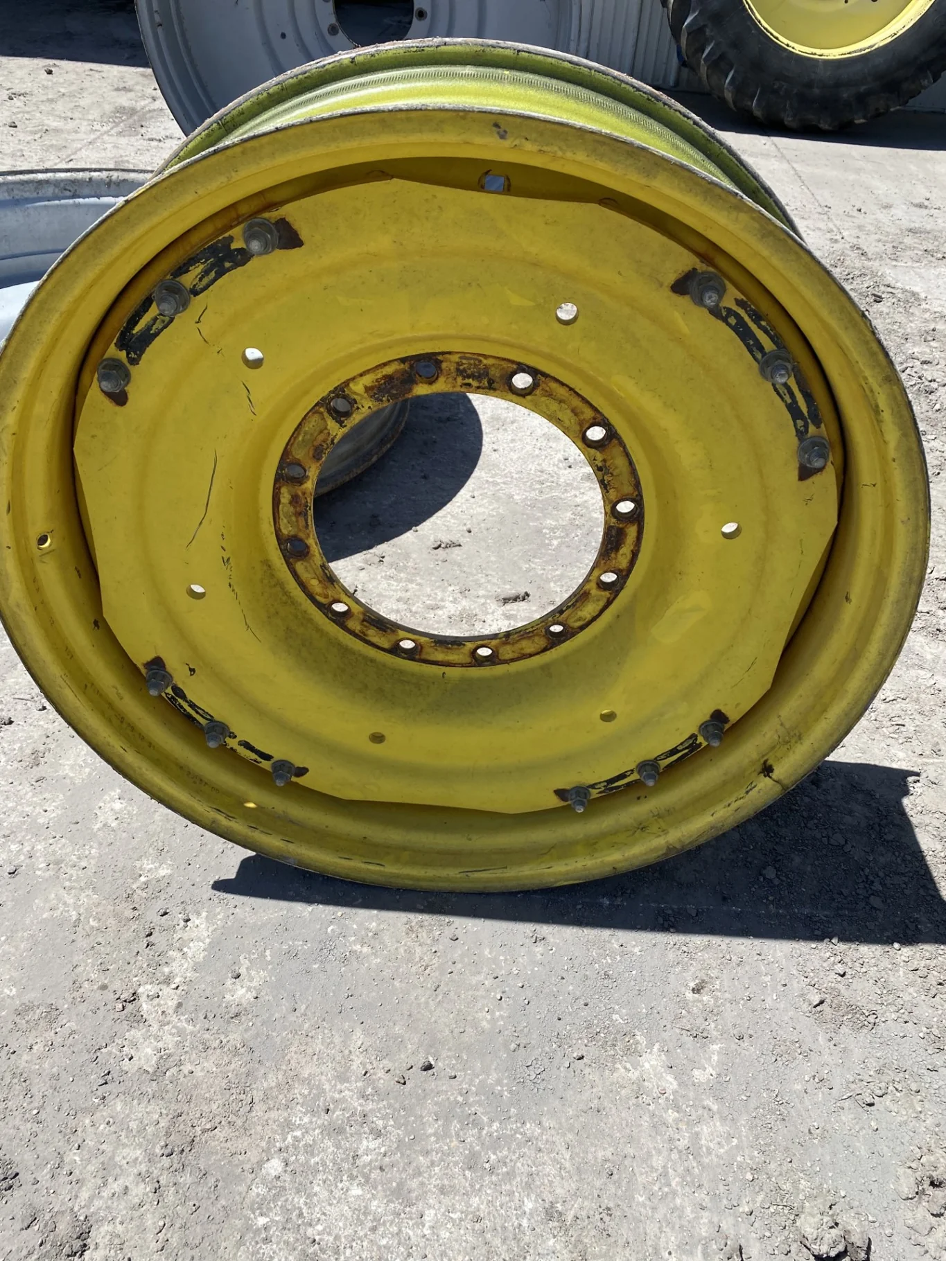 Used 12 x 38 Titan Waffle 3 Bolt/Disc (12-16.732-14.620) (Rust,Gashes,Faded Paint) image 5