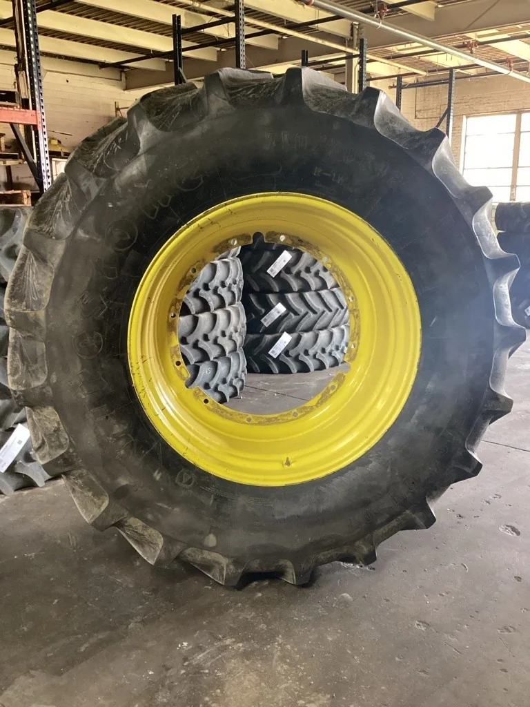 Used 710/70R42 168B Firestone RAT DT TL R-1W 80-85% On 23 x 42 (12-32.047-30.078) Rim & Rail image 2
