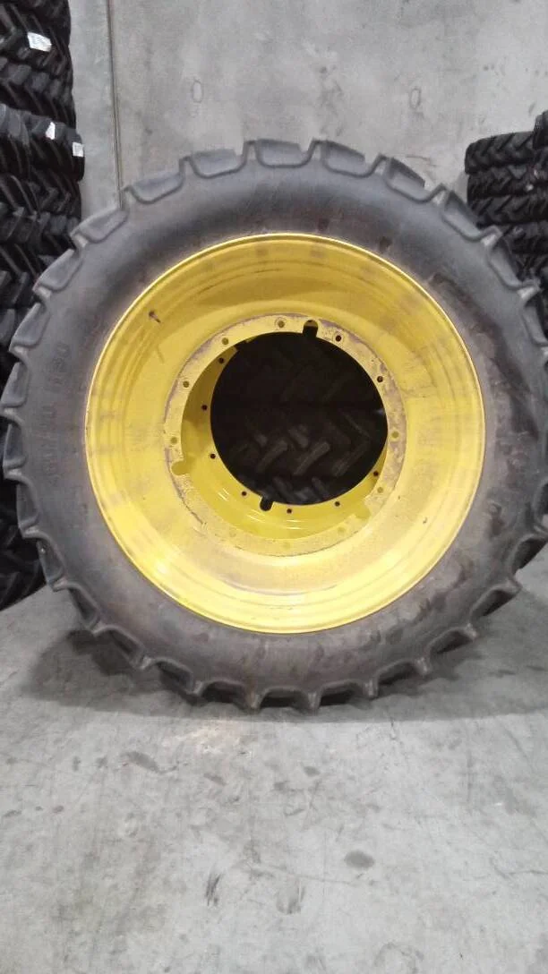 Take-Off 380/90R50 151B Mitas AC85 TL R-1W 95-100% On 10 x 50 12-32.047-30.078 R&R JD Yellow Wheel