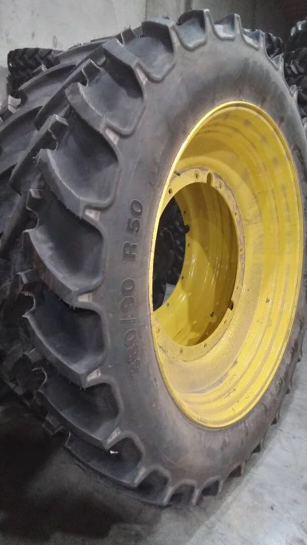 Take-Off 380/90R50 151B Mitas AC85 TL R-1W 95-100% On 10 x 50 12-32.047-30.078 R&R JD Yellow Wheel image 2