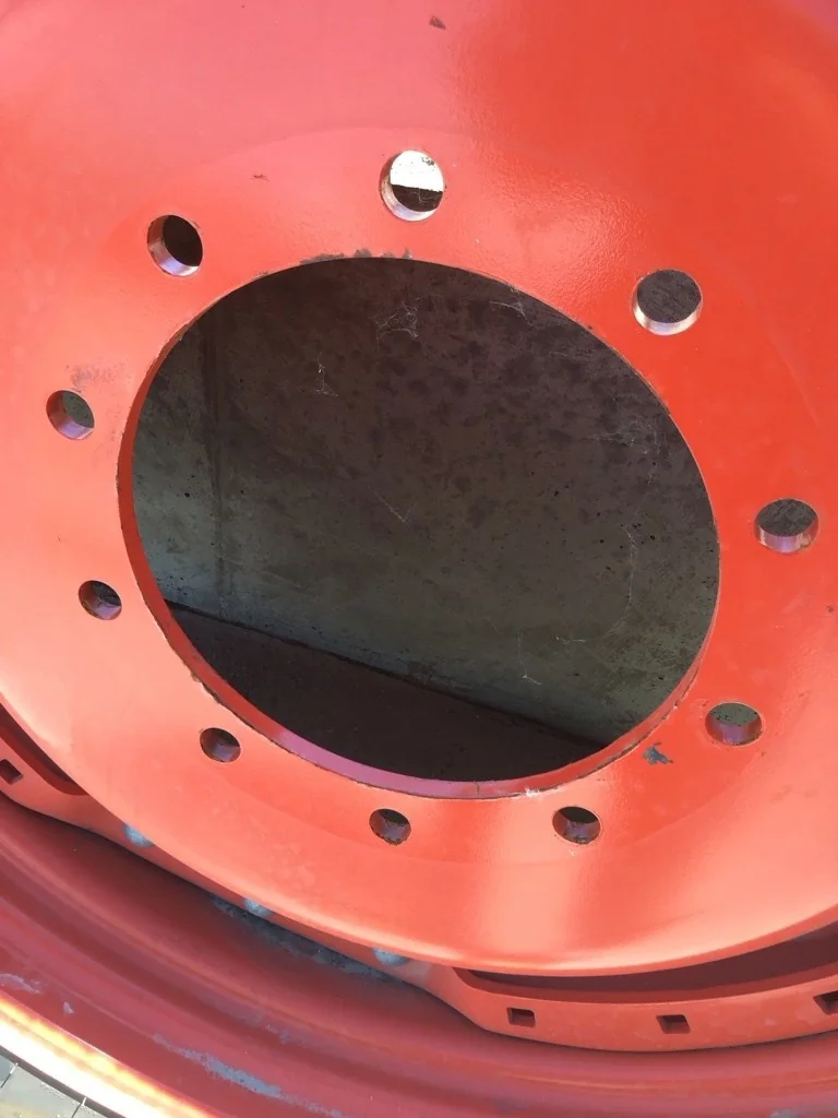 Used 380/80R38 142A8 Mitas AC85 TL R-1W 95-100% On 12 x 38 (10-13.19-11.07) Waffle 3 Bolt/Disc image 4