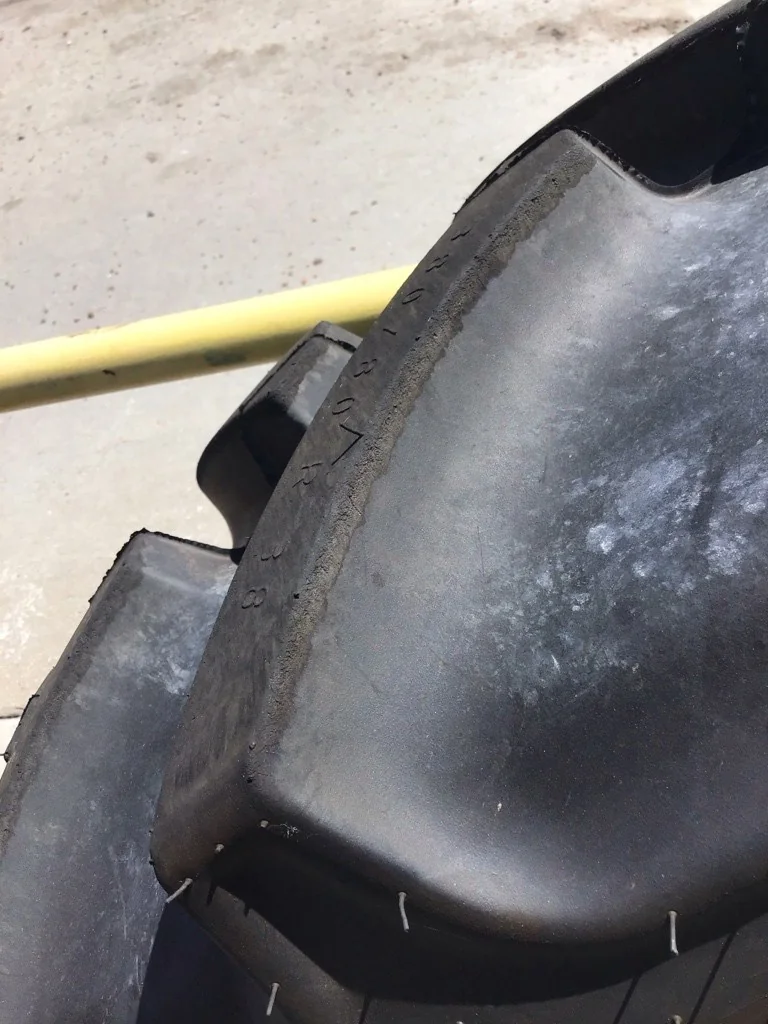 Used 380/80R38 142A8 Mitas AC85 TL R-1W 95-100% On 12 x 38 (10-13.19-11.07) Waffle 3 Bolt/Disc image 5