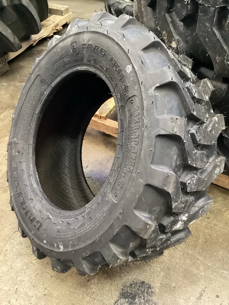 Take-Off 23X8.50-12SS 6PLY Carlisle Trac Chief TL R-4 95-100% (Slight cut in one of the beads) image 4