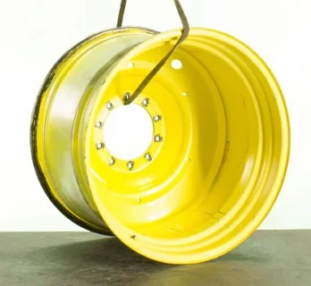 USED 23 X 38 10-13.19-11.09 DUAL YELLOW WHEEL