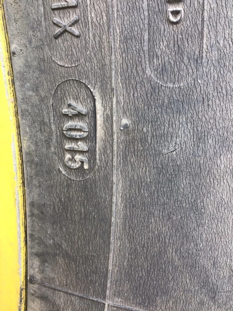 Used 480/70R34 143D Michelin Omnibib TL R-1W 70-75% On 15 x 34 (10-13.19-11.07) Waffle 3 bolt/Disc image 2