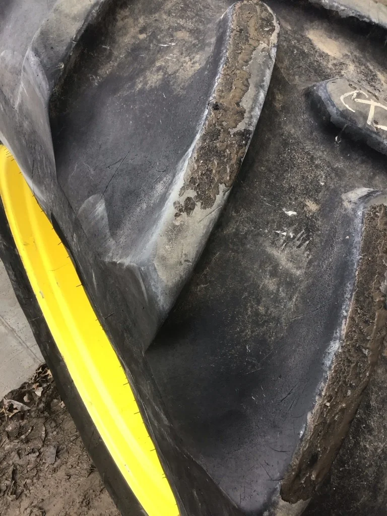 Used 480/70R34 143D Michelin Omnibib TL R-1W 70-75% On 15 x 34 (10-13.19-11.07) Waffle 3 bolt/Disc image 8