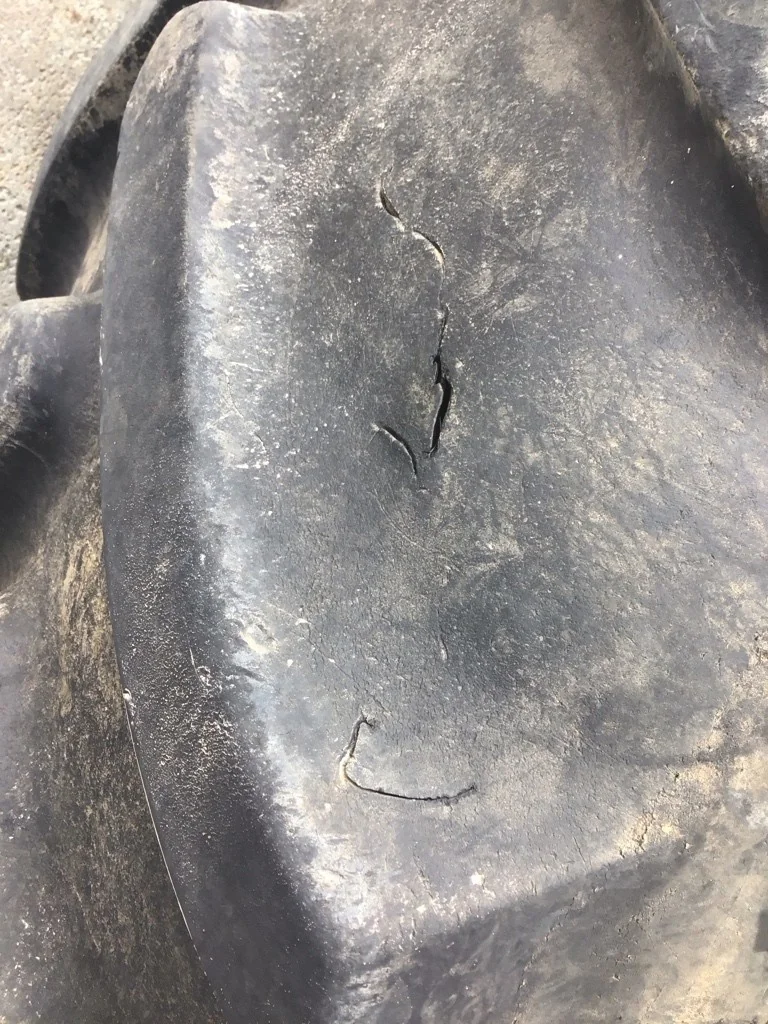 Used 480/70R34 143D Michelin Omnibib TL R-1W 70-75% On 15 x 34 (12-19.685-17.651) Waffle 3 Bolt/Disc image 5