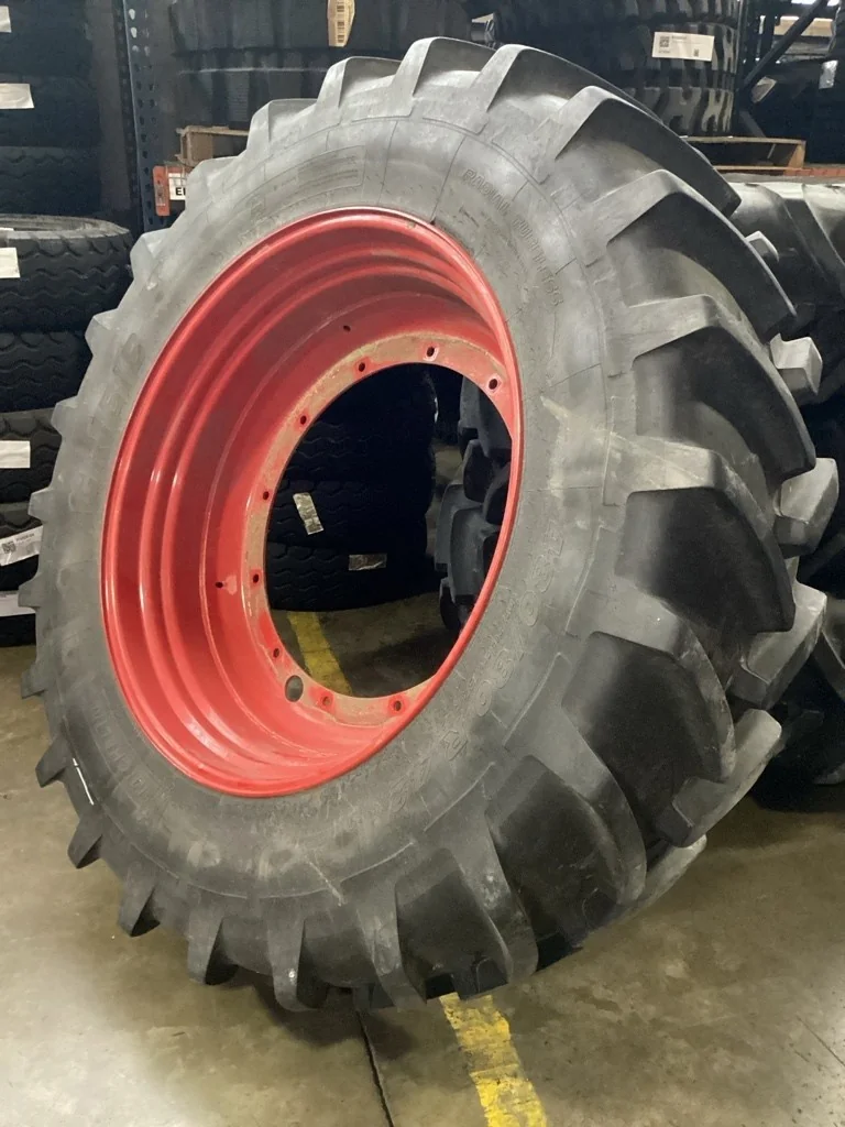 Used 480/80R42 156A8 Michelin Agribib TL R-1W 85-90% On 16 x 42 (12-30.375-28.440) R&R Wheel image 2