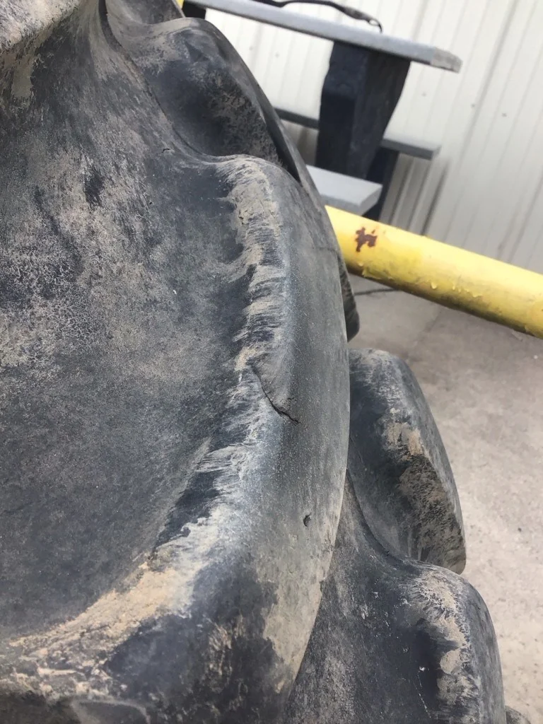 Used 380/90R54 152A8 Firestone Radial 9000 TL R-1W 70-75% On 12 x 54 (12-32.047-30.078) R&R Wheel image 4