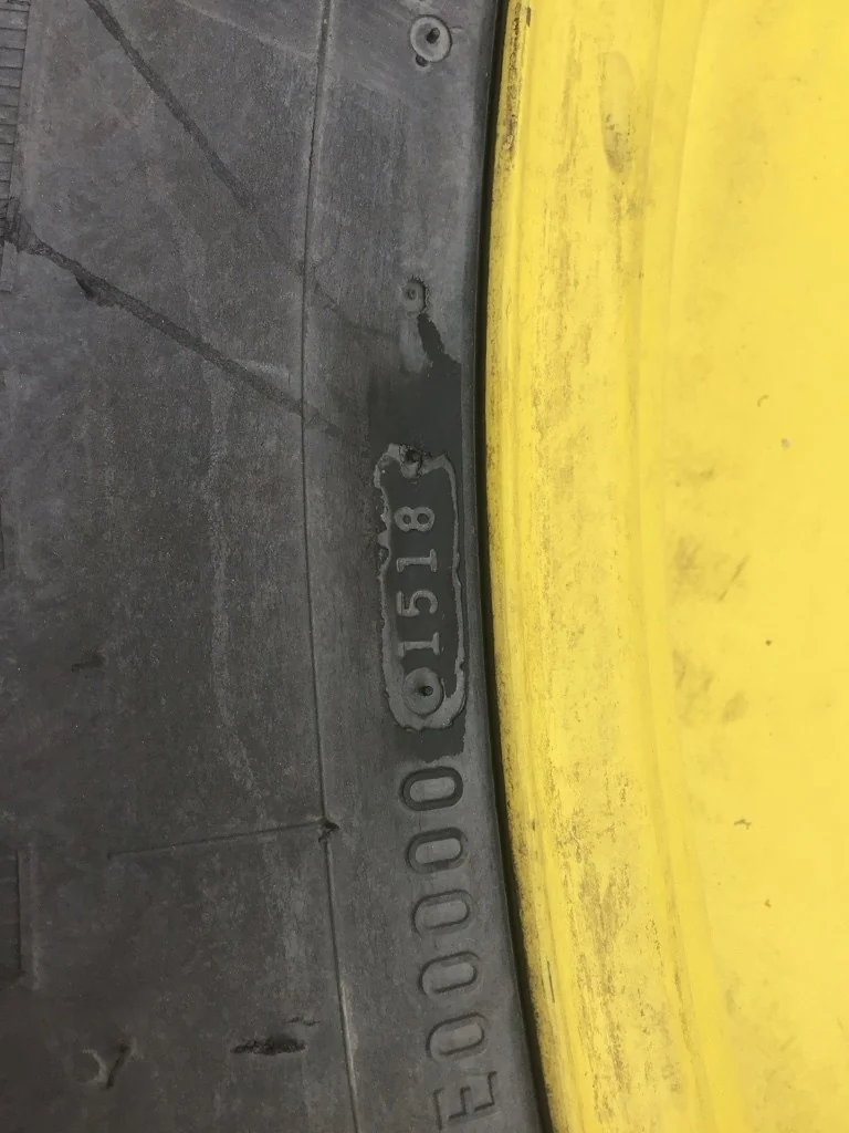 Used 380/90R54 152A8 Firestone Radial 9000 TL R-1W 70-75% On 12 x 54 (12-32.047-30.078) R&R Wheel image 6