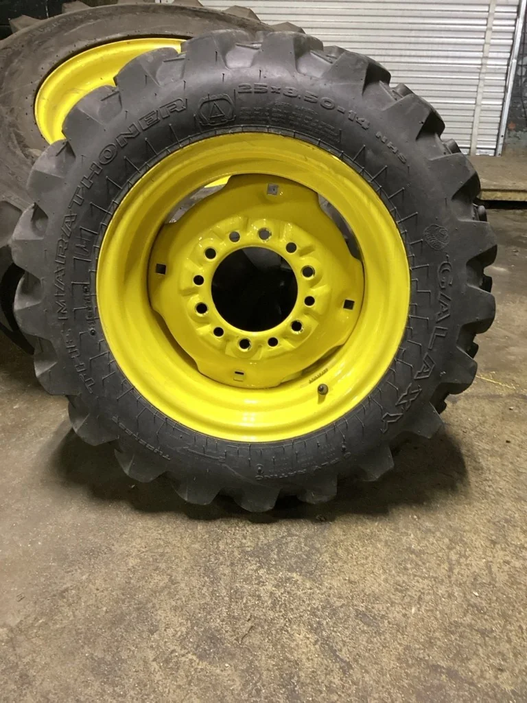 Take-Off 25x8.50-14 6 PLY Galaxy Marathoner TL R-4 95-100% On 7x14 (6-6-4.62) JD Implement Wheel