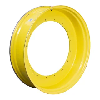 USED 12 X 46 16-33.50-31.375 RIM & RAIL YELLOW WHEEL