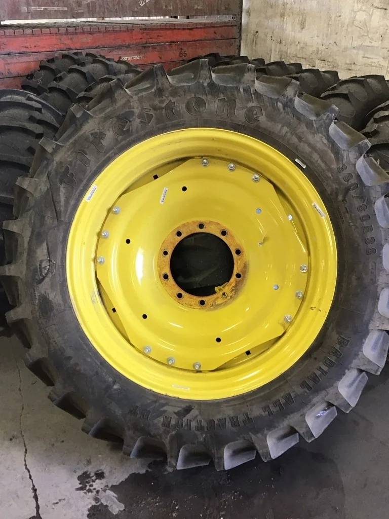 Take-Off 380/80R38 142B Firestone RAT DT TL R-1W 95-100% On 12 x 38 (10-13.19-11.07) Waffle 3 Bolt image 2