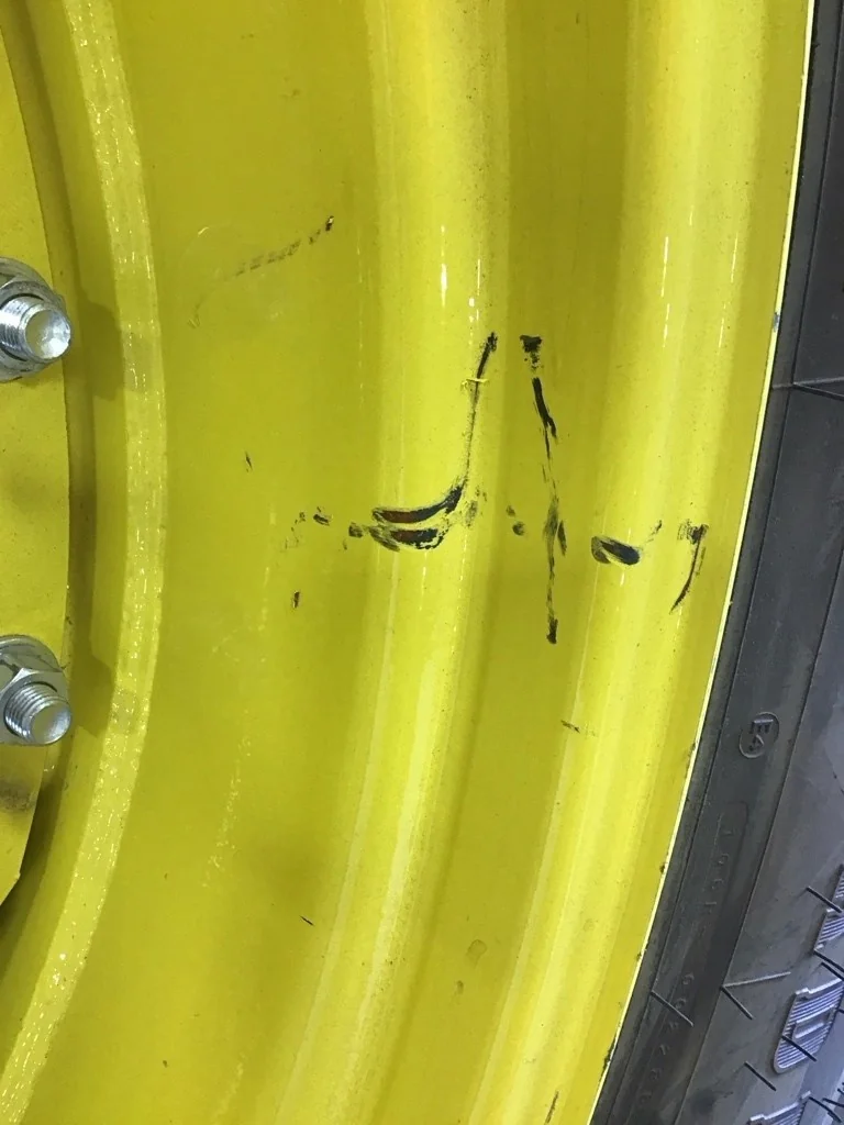 Take-Off 380/80R38 142B Firestone RAT DT TL R-1W 95-100% On 12 x 38 (10-13.19-11.07) Waffle 3 Bolt image 3
