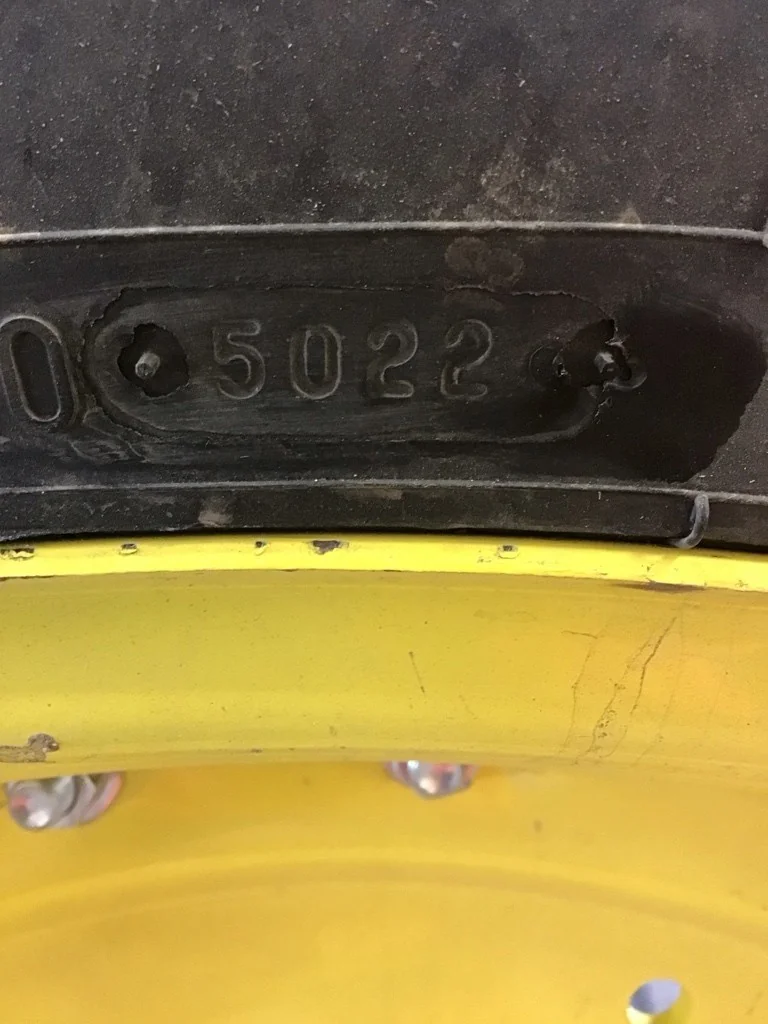 Take-Off 380/80R38 142B Firestone RAT DT TL R-1W 95-100% On 12 x 38 (10-13.19-11.07) Waffle 3 Bolt image 6