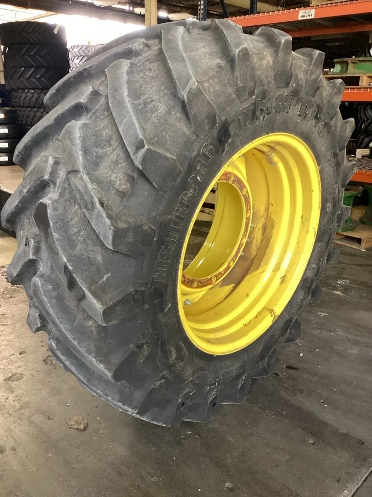 Used IF650/60R34 159D Trelleborg HP TL R-1W 70-75% On 23 x 34 (12-19.685-17.651) Waffle 3 Bolt/Disc image 2