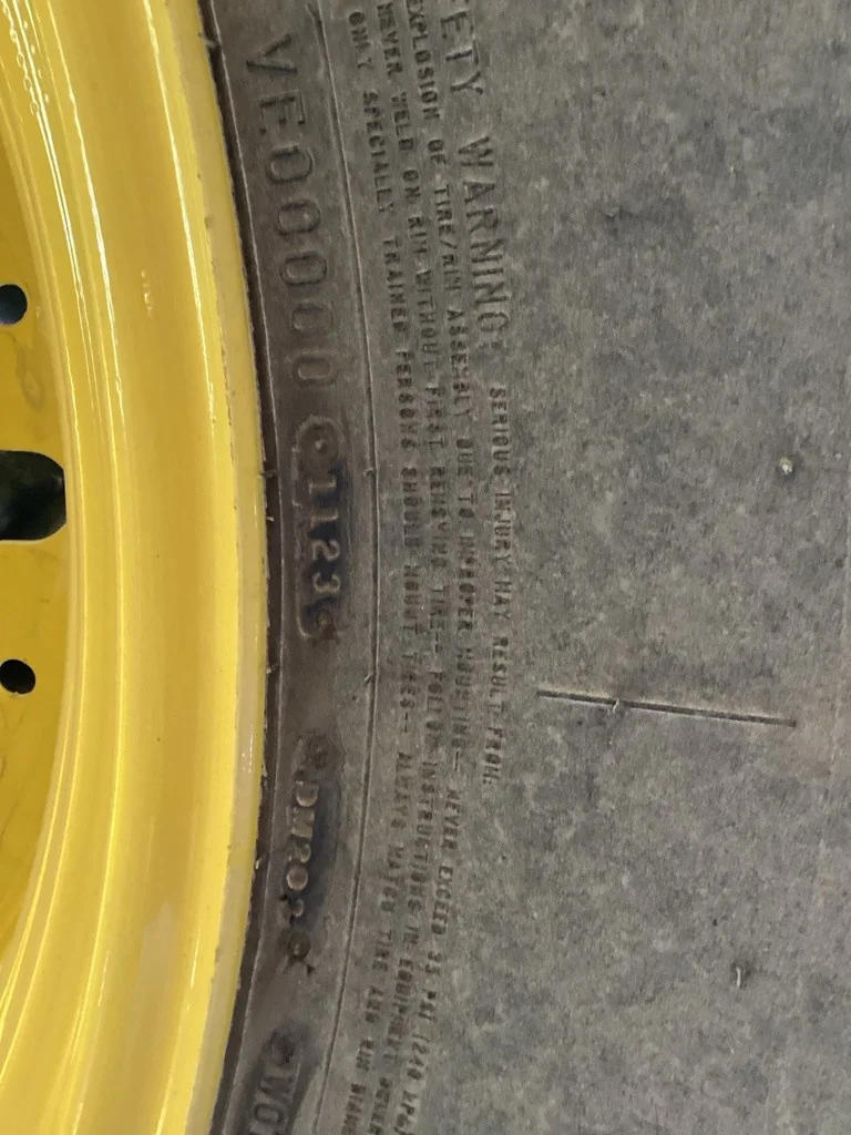 Used 710/70R42 168D Firestone Maxi Traction TL R-1W 90-95% On 23 x 42 (12-32.047-30.078) Rim & Rail image 2