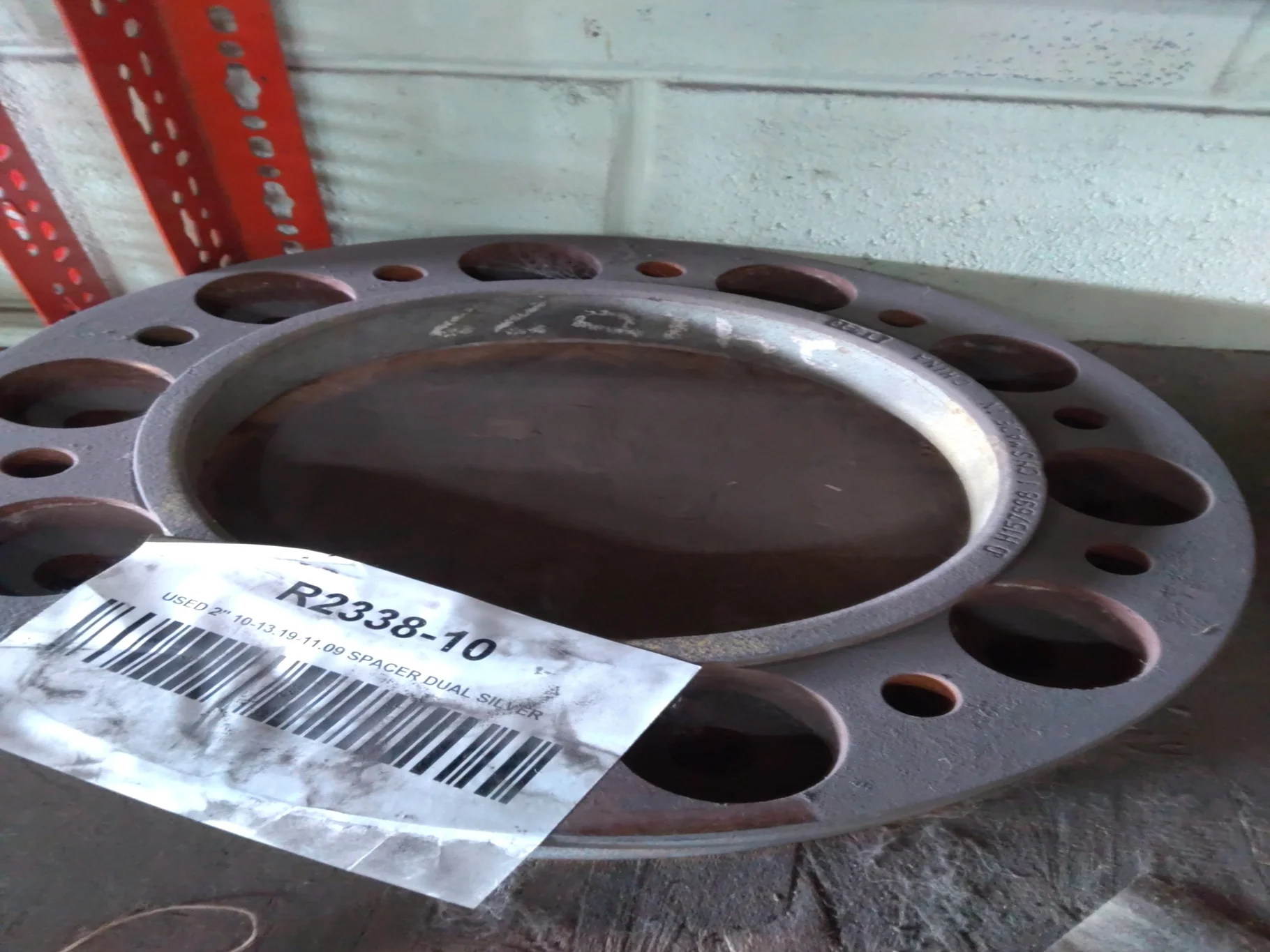 USED 2" 10-13.19-11.09 SPACER DUAL SILVER