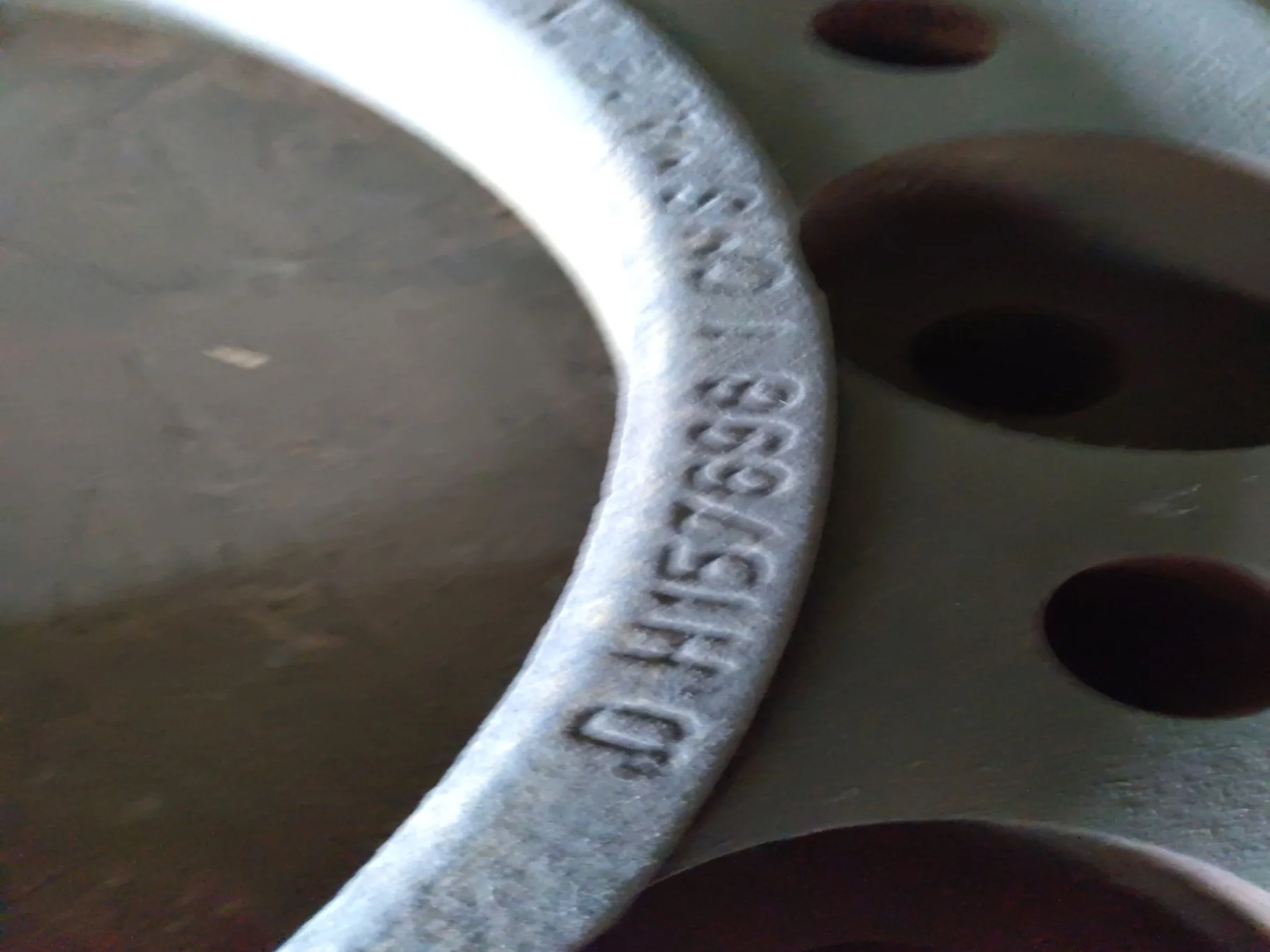 USED 2" 10-13.19-11.09 SPACER DUAL SILVER image 2