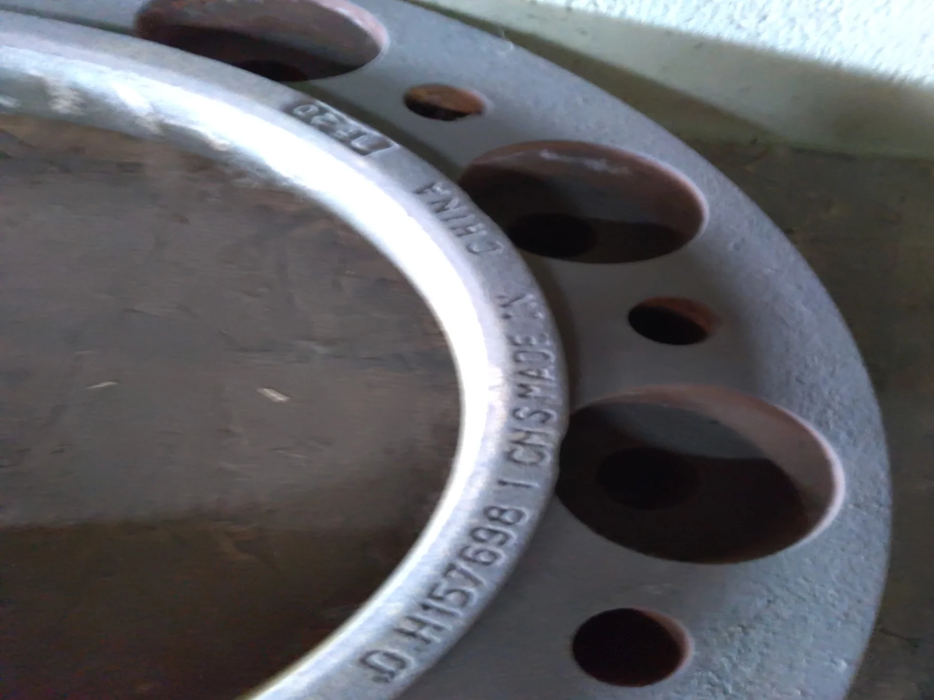 USED 2" 10-13.19-11.09 SPACER DUAL SILVER image 3