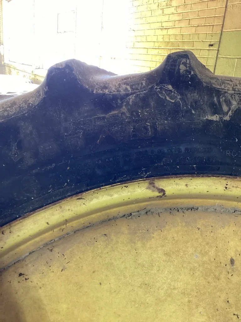 Used 380/90R54 152A8 Goodyear Super Traction Radial DT800 TL R-1W 50-55% On 12x54 (10-13.19-11.07) image 3