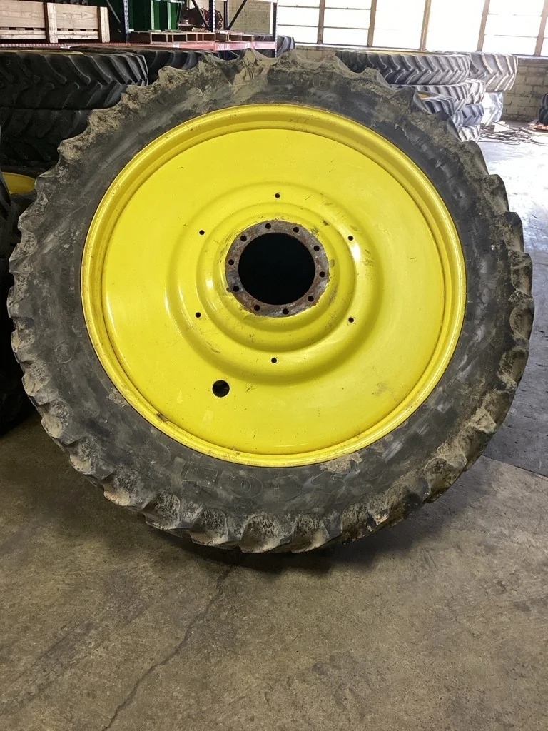 Used 380/90R54 152A8 Firestone Radial 9000 TL R-1W 65-70% On 12x54 (10-13.19-11.07) Dual Wheel