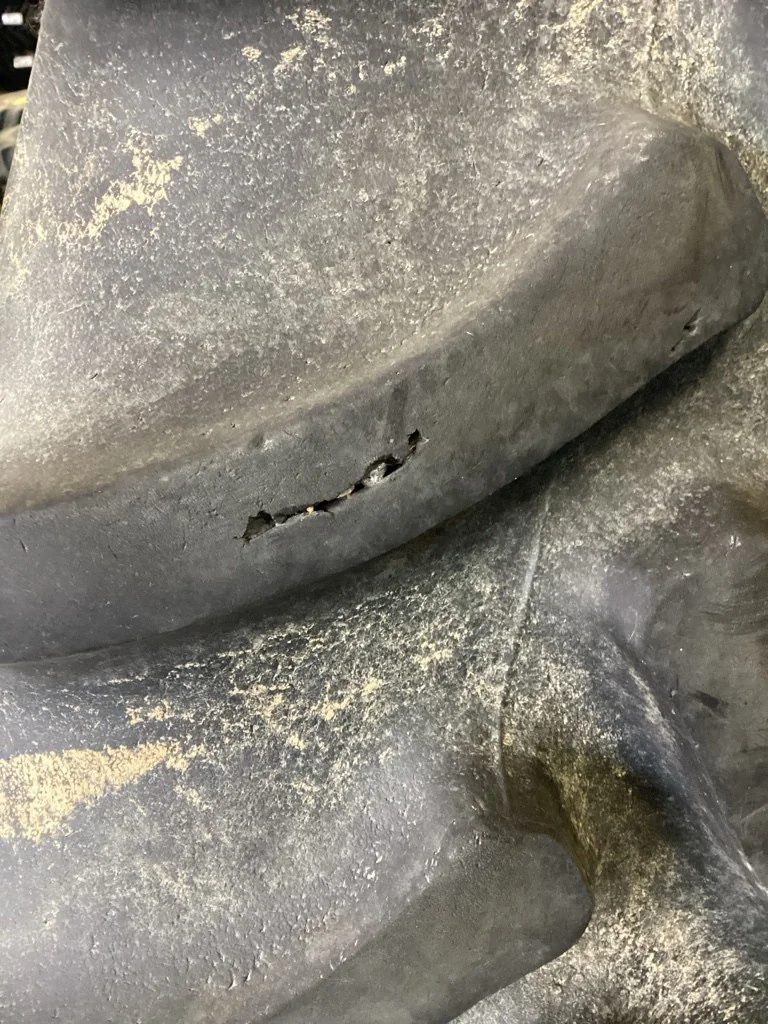 Used 380/80R38 142B Firestone RAT DT TL R-1W 65-70% On 12x38 Eaffle 3 bolt/Disc (12-16.732-14.620) image 3