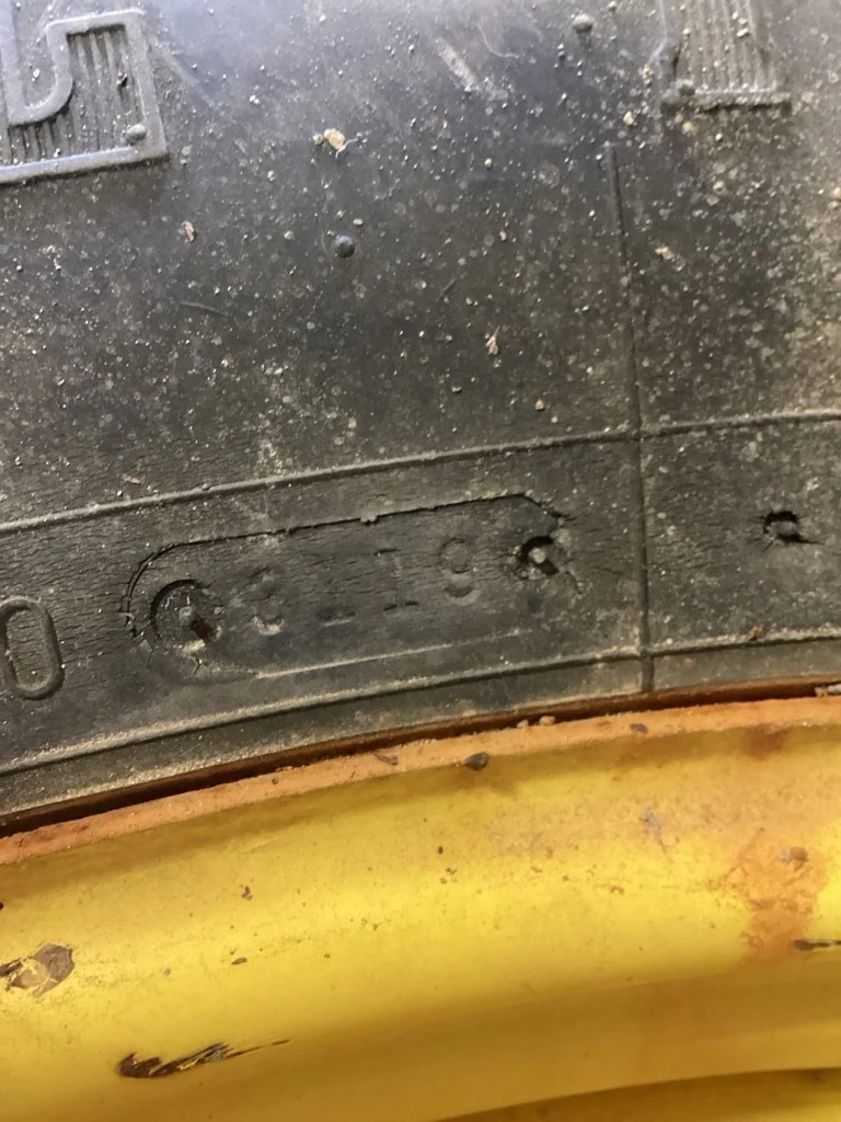 Used 380/80R38 142B Firestone RAT DT TL R-1W 65-70% On 12x38 Eaffle 3 bolt/Disc (12-16.732-14.620) image 5