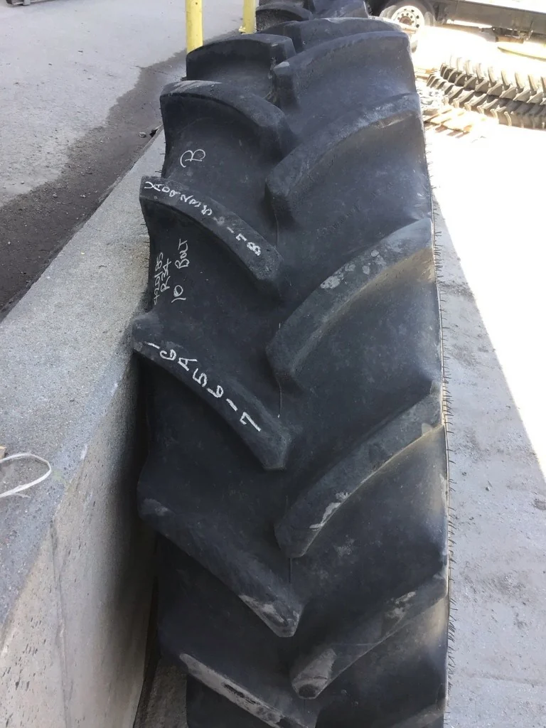 Used 420/85R34 147D Goodyear Optitrac TL R-1W 95-100% On 15 x 34 (10-13.19-11.07) Waffle 3 Bolt/Disc image 4