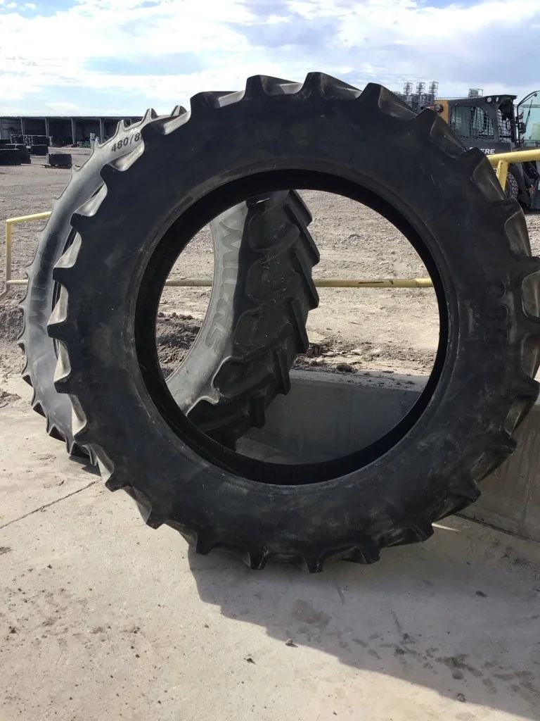 Used 480/80R50 159A8 Mitas AC85 TL R-1W 50-55% (Uneven Tread, Tread lug cuts)