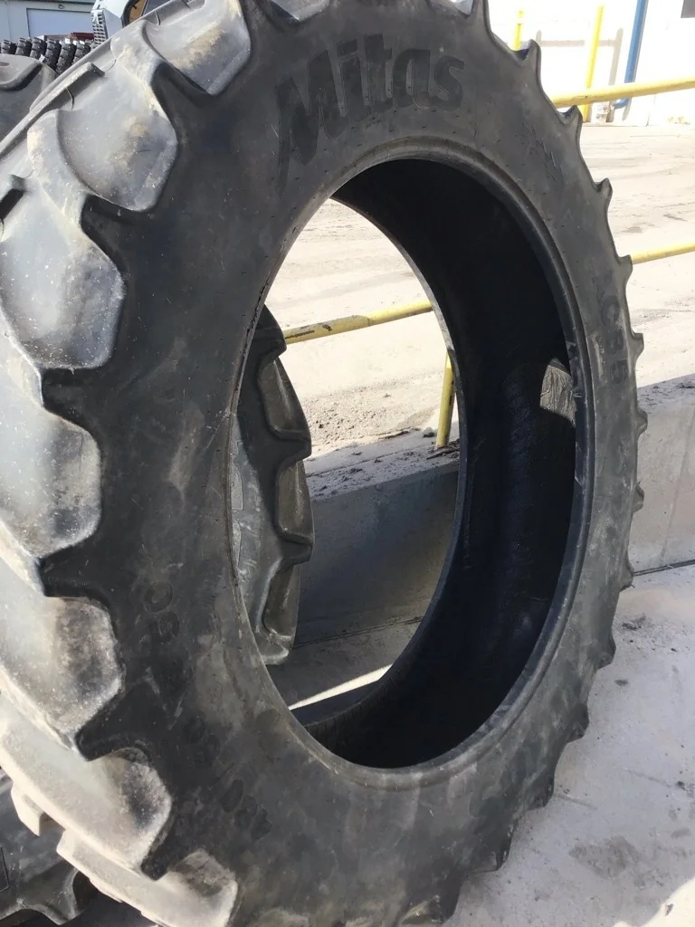 Used 480/80R50 159A8 Mitas AC85 TL R-1W 50-55% (Uneven Tread, Tread lug cuts) image 2