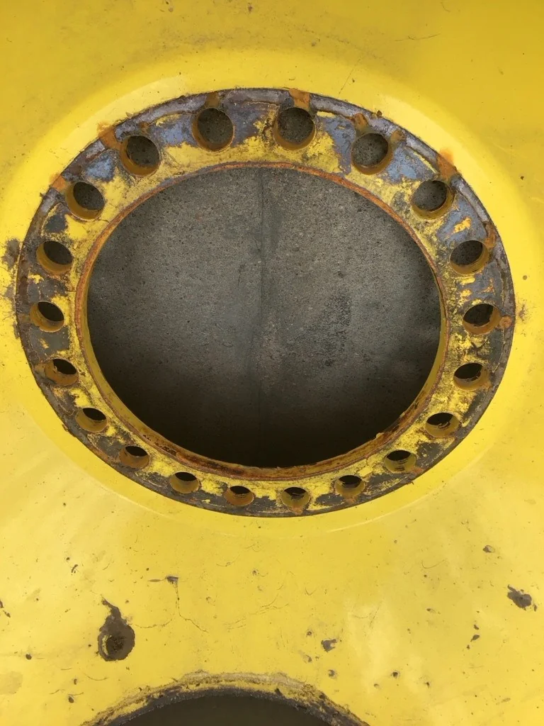 Used 650/85R38 173B Firestone Deep Tread 23 TL R-1W 90-95% On 23 x 38 (20-13.19-11.07) Dolly Dual image 6