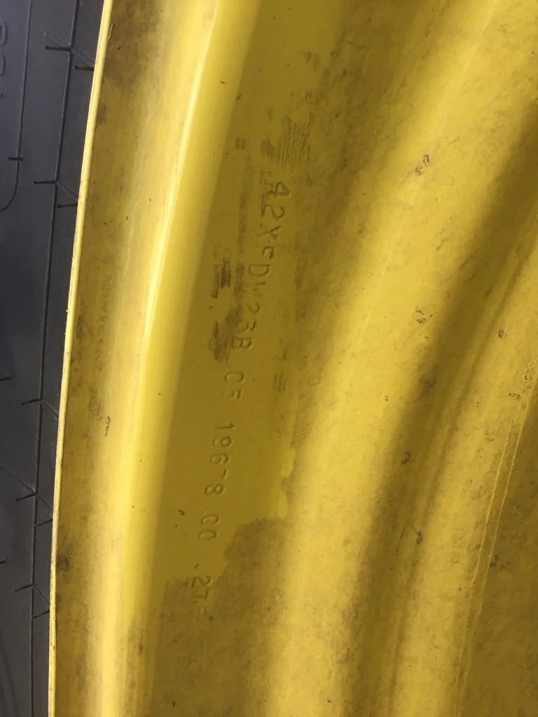 Used 710/70R42 168D Firestone Maxi Traction TL R-1W 85-90% On 23 x 42 (12-32.047-30.078) R&R Wheel image 5