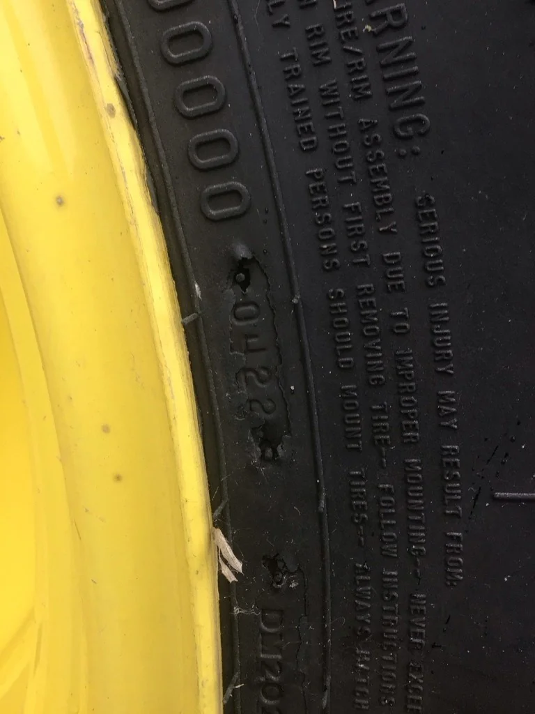 Used 710/70R42 168D Firestone Maxi Traction TL R-1W 85-90% On 23 x 42 (10-13.19-11.07) Dual Wheel image 7