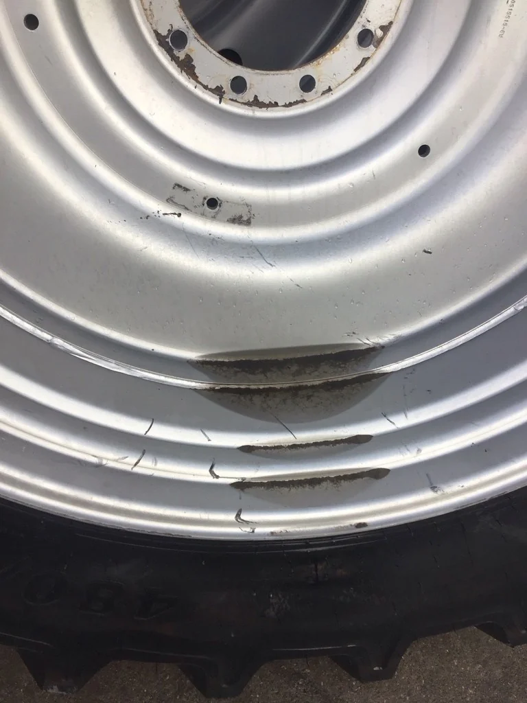 Used 480/80R50 159D Goodyear Optitrac TL R-1W 85-90% On 15 x 50 (10-13.19-11.07) CIH Dual image 2