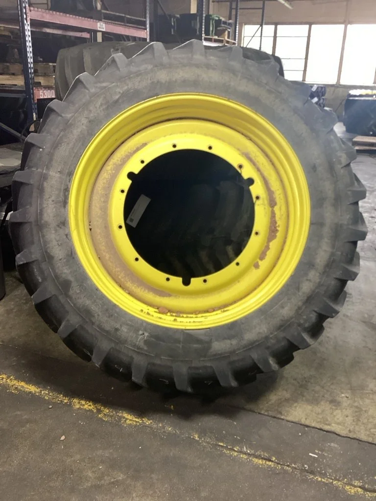 Used 480/80R50 159A8 Michelin Agribib TL R-1W 70-75% On 15 x 50 (12-32.047-30.078) R&R Wheel