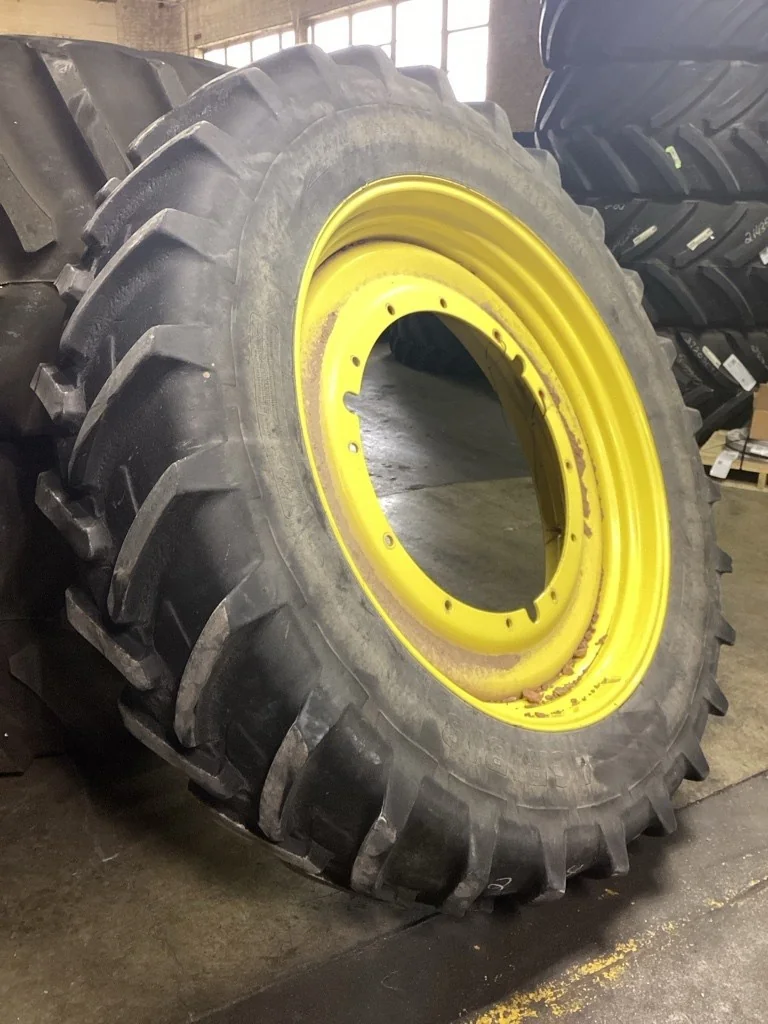 Used 480/80R50 159A8 Michelin Agribib TL R-1W 70-75% On 15 x 50 (12-32.047-30.078) R&R Wheel image 2