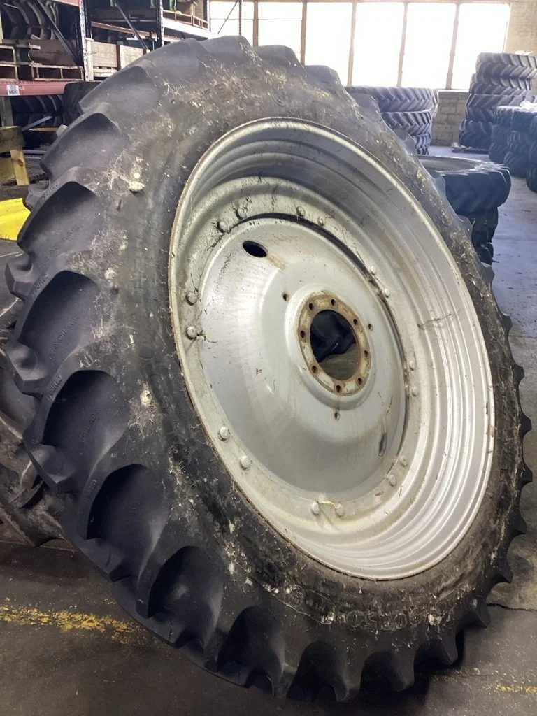 Used 320/90R50 161A8 Goodyear DT800 TL R-1W 85-90% On 10 X 50 (8-10.82-8.78) GKN 8/2 Rail/Disc image 3