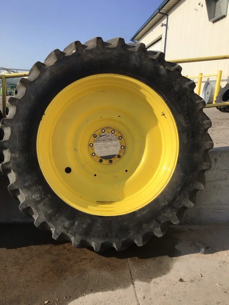 Used 480/80R50 159B Firestone Deep Tread 23 TL R-1W 60-65% On 15 x 50 (10-13.19-11.07) Dual Wheel