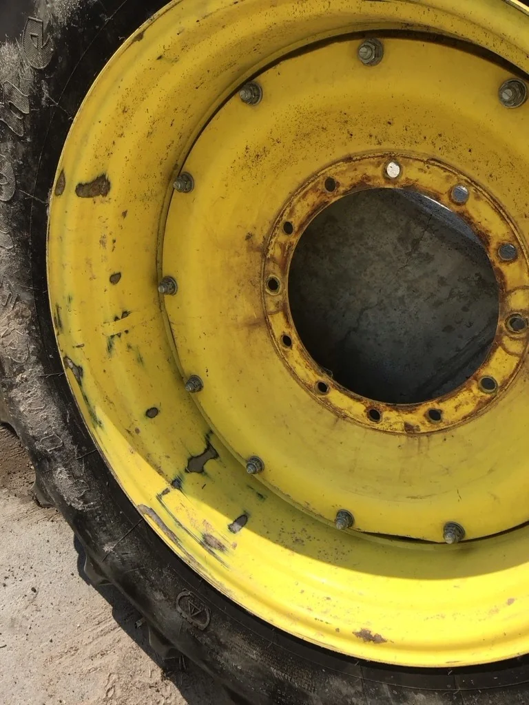 Used 420/85R34 147B Firestone RAT DT TL R-1W 65-70% On 15 x 34 (12-16.732-14.620) Waffle 3 Bolt/Disc image 3