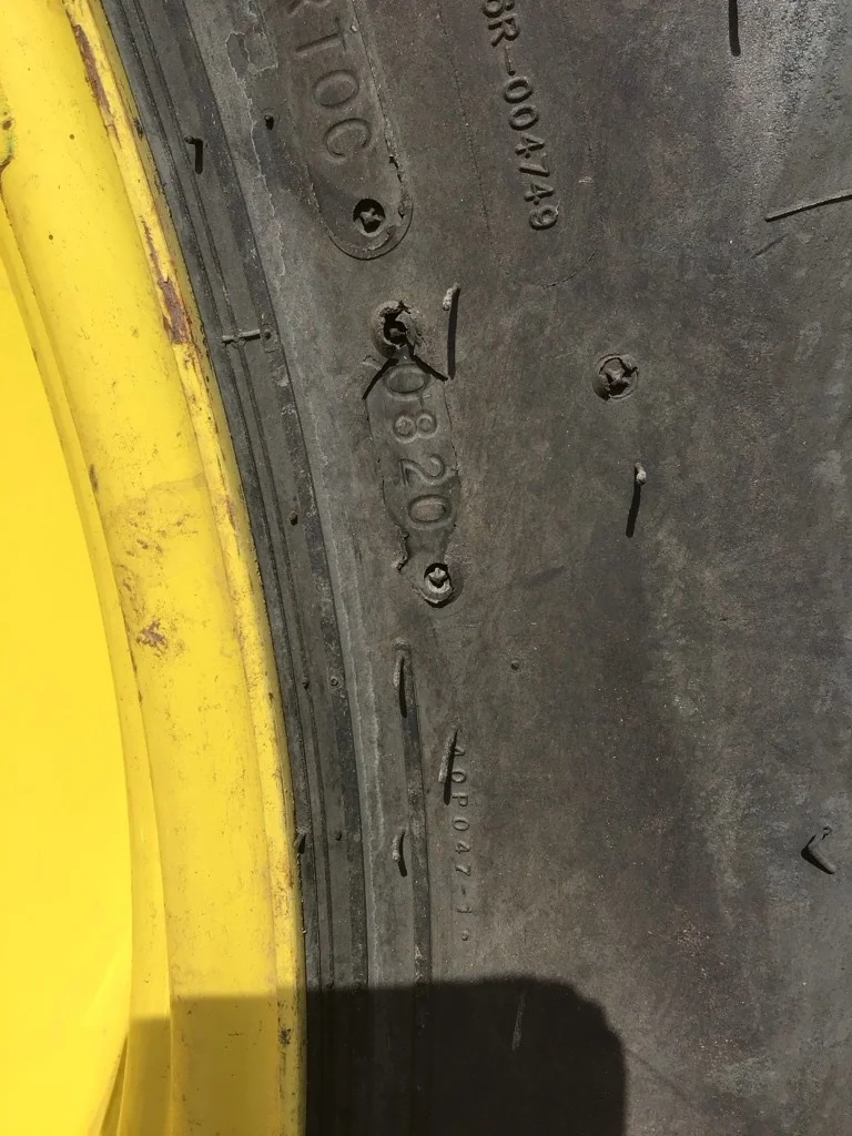 Used 480/80R46 158D Goodyear Optitrac TL R-1W 80-85% On 16 x 46 (10-13.19-11.07) JD Dual Wheel image 3