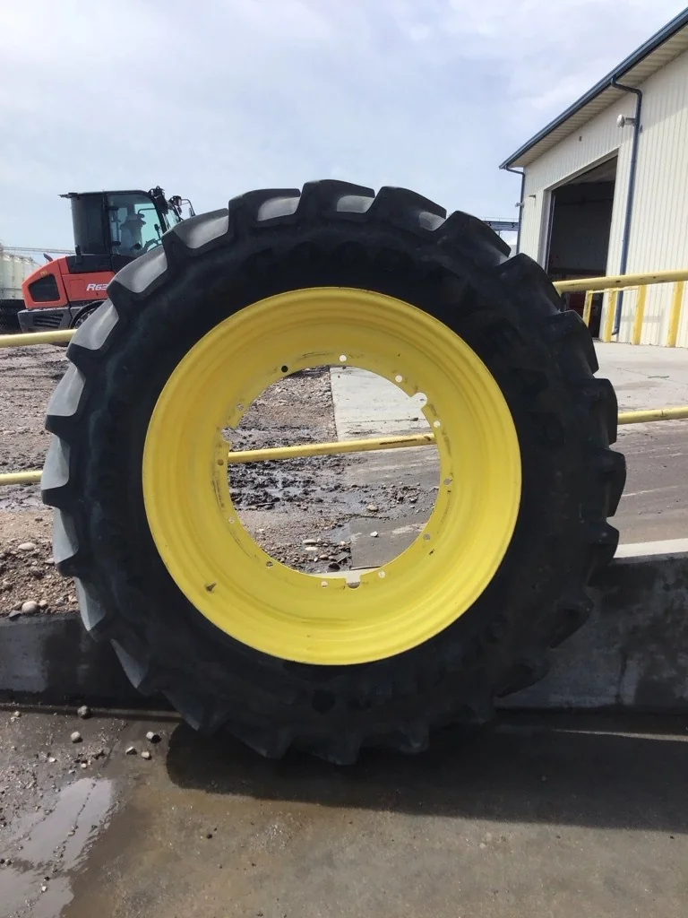 Used 480/80R46 158D Goodyear Optitrac TL R-1W 80-85% On 16 x 46 (12-32.047-30.078) R&R JD Wheel